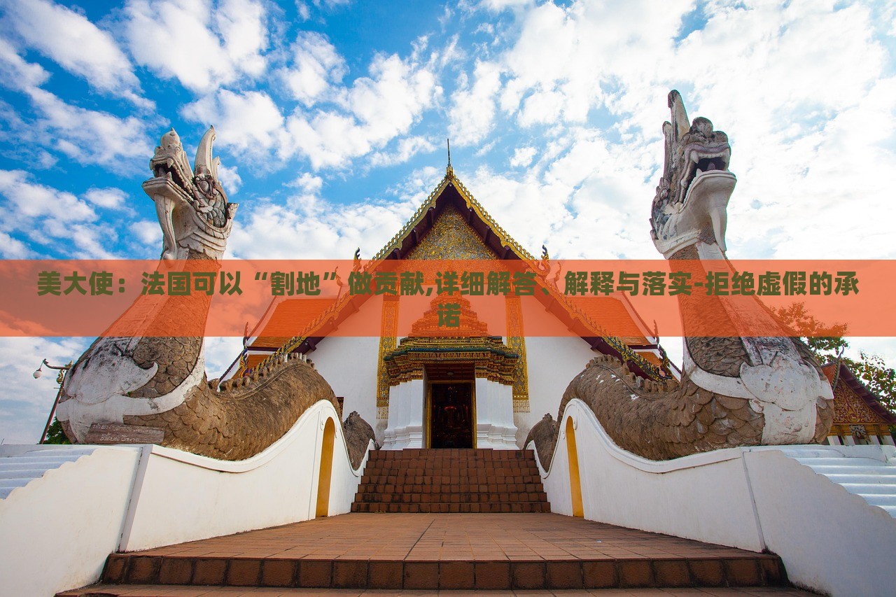 美大使:法國可以“割地”做貢獻(xiàn),詳細(xì)解答、解釋與落實(shí)-拒絕虛假的承諾 美大使:法國可以“割地”做貢獻(xiàn),詳細(xì)解答、解釋與落實(shí)-拒絕虛假的承諾